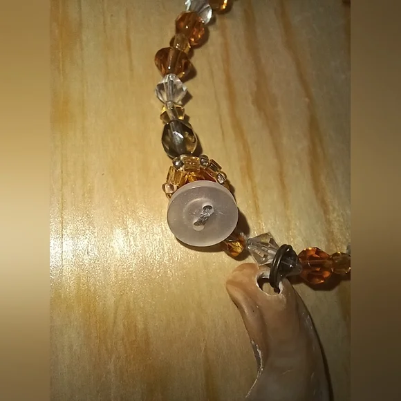 Abstract Handmade Necklace - Seashell Collection - Picture 8 of 9